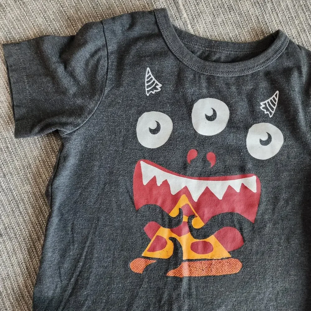 The Children's Place Pizza Monster Graphic Tee